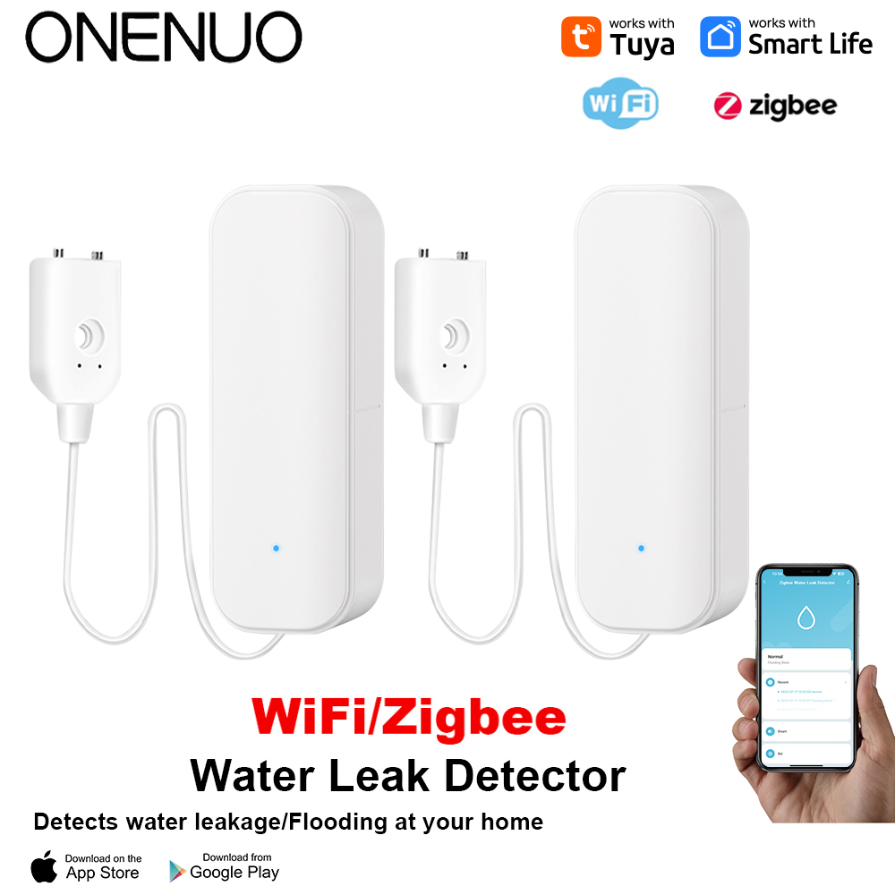 Home Security Monitoring - Sensor de água wi-fi/zigbee, alarme de