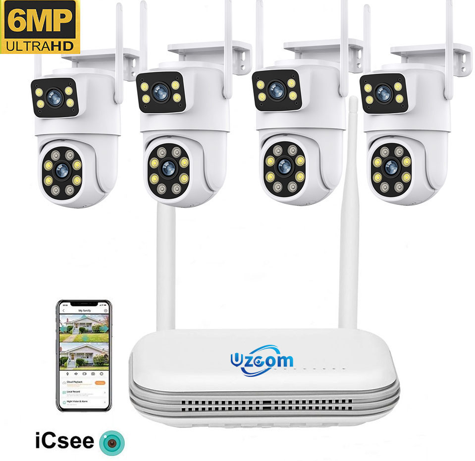 Home Security Video Systems - Kit de Câmera IP Externa 8CH