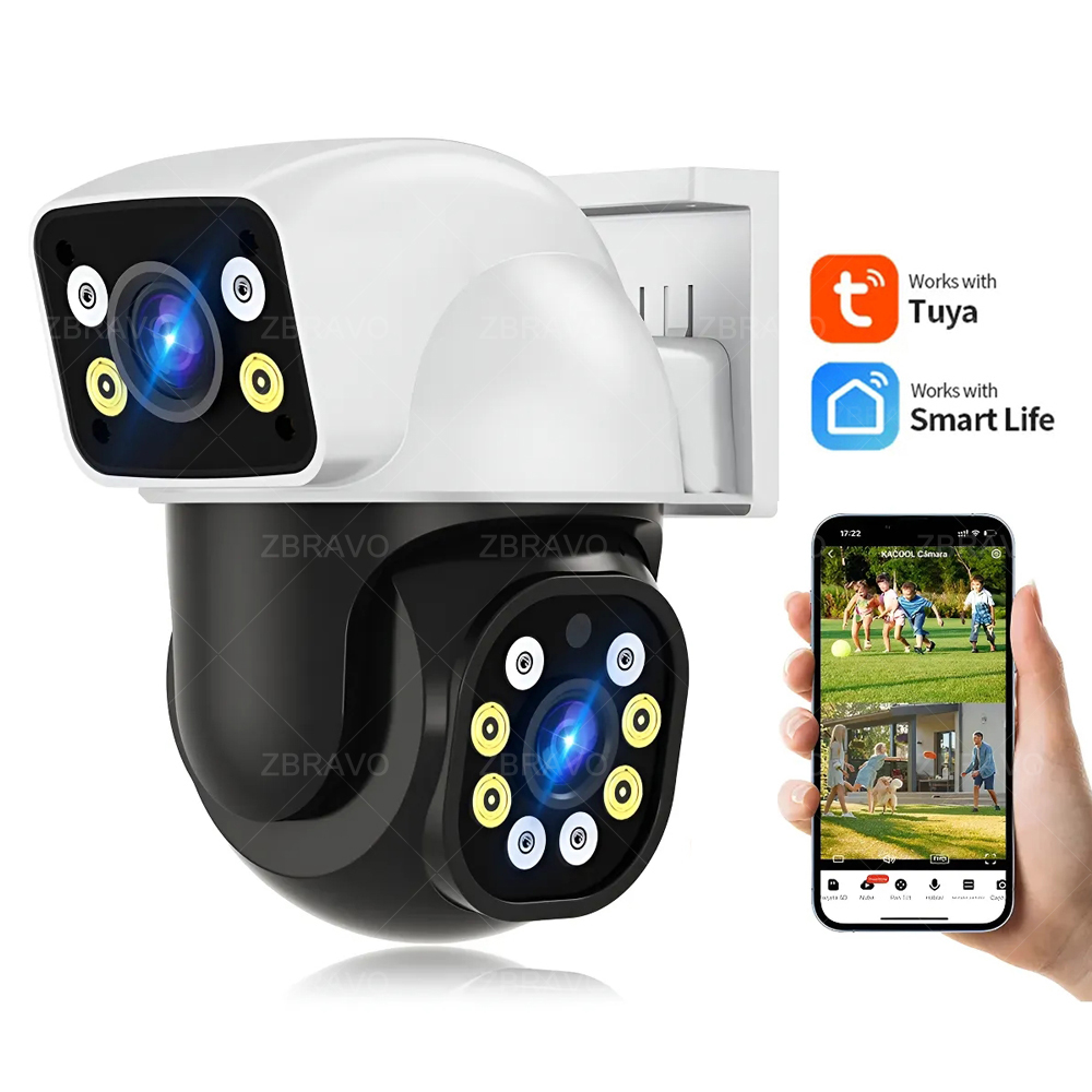 Home Security Ai - Câmera Externa Smartlife 8MP WiFi Tuya