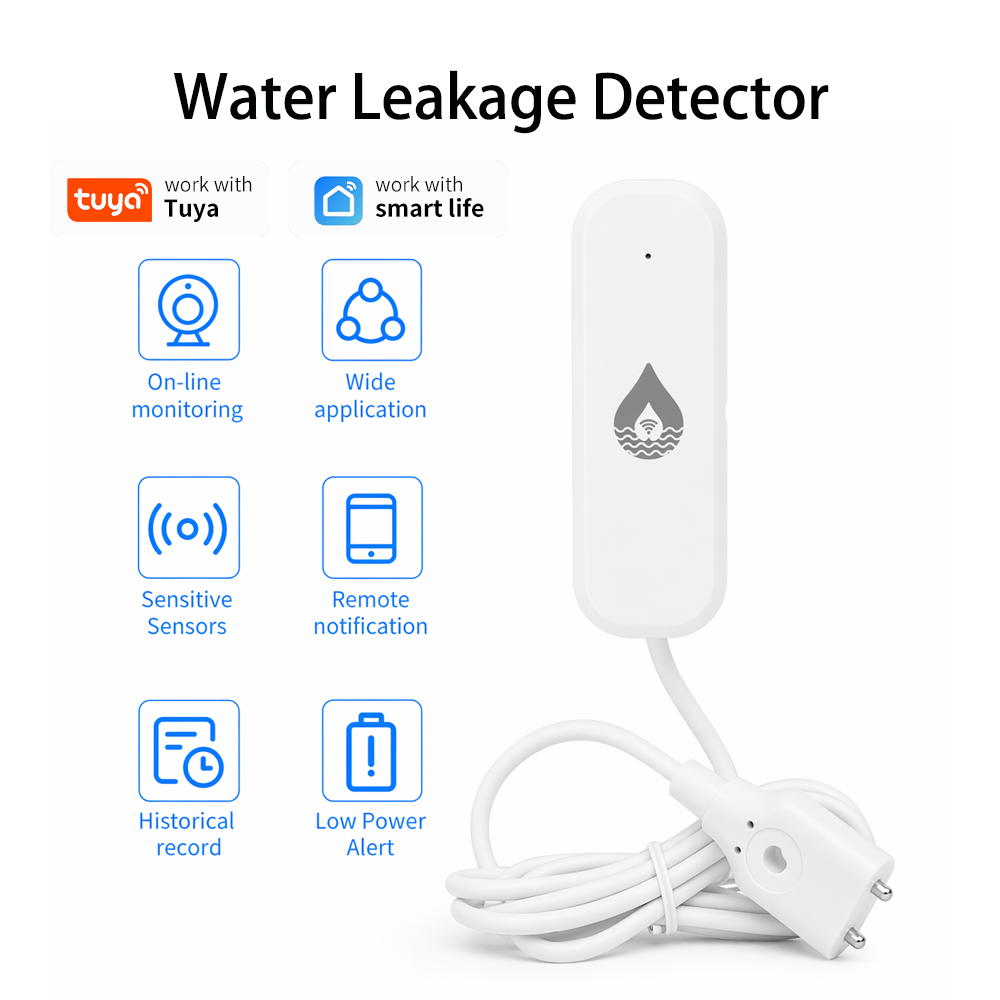 Home Security Monitoring - Sensor de Alarme de Vazamento de