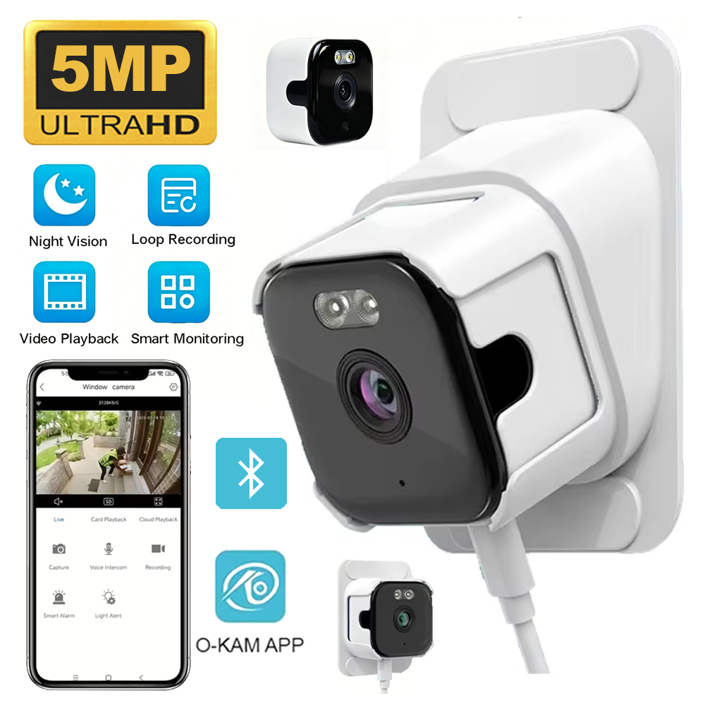 Home Security Images - Câmera de Segurança para Janela 5MP,