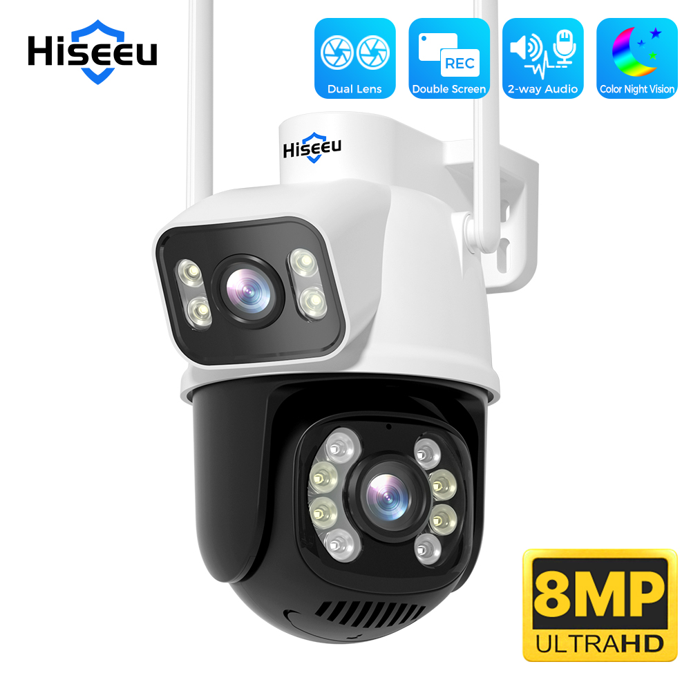 Home Security Ai - Câmera de Vigilância Wifi Hiseeu 4K