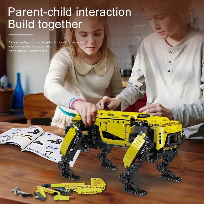 MOULD KING 15066/15075 Brinque - Home Security Robot Dog avaliação e preço