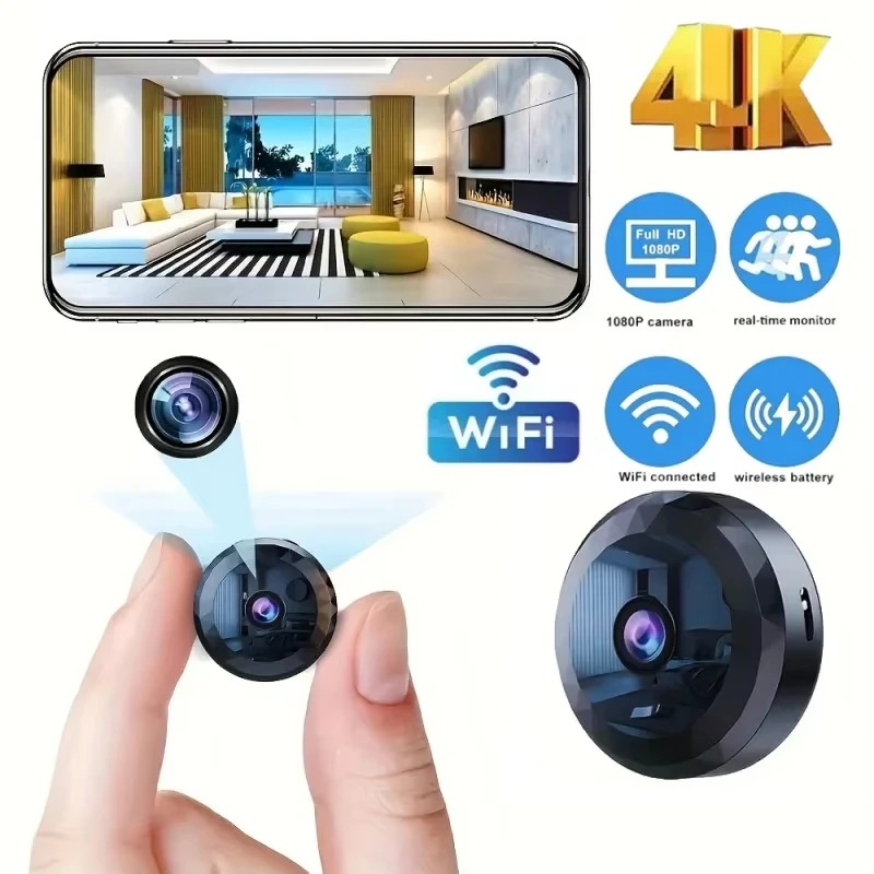 Câmera Mini WiFi 4K Sem Fio pa - Home Security Ai avaliação e preço