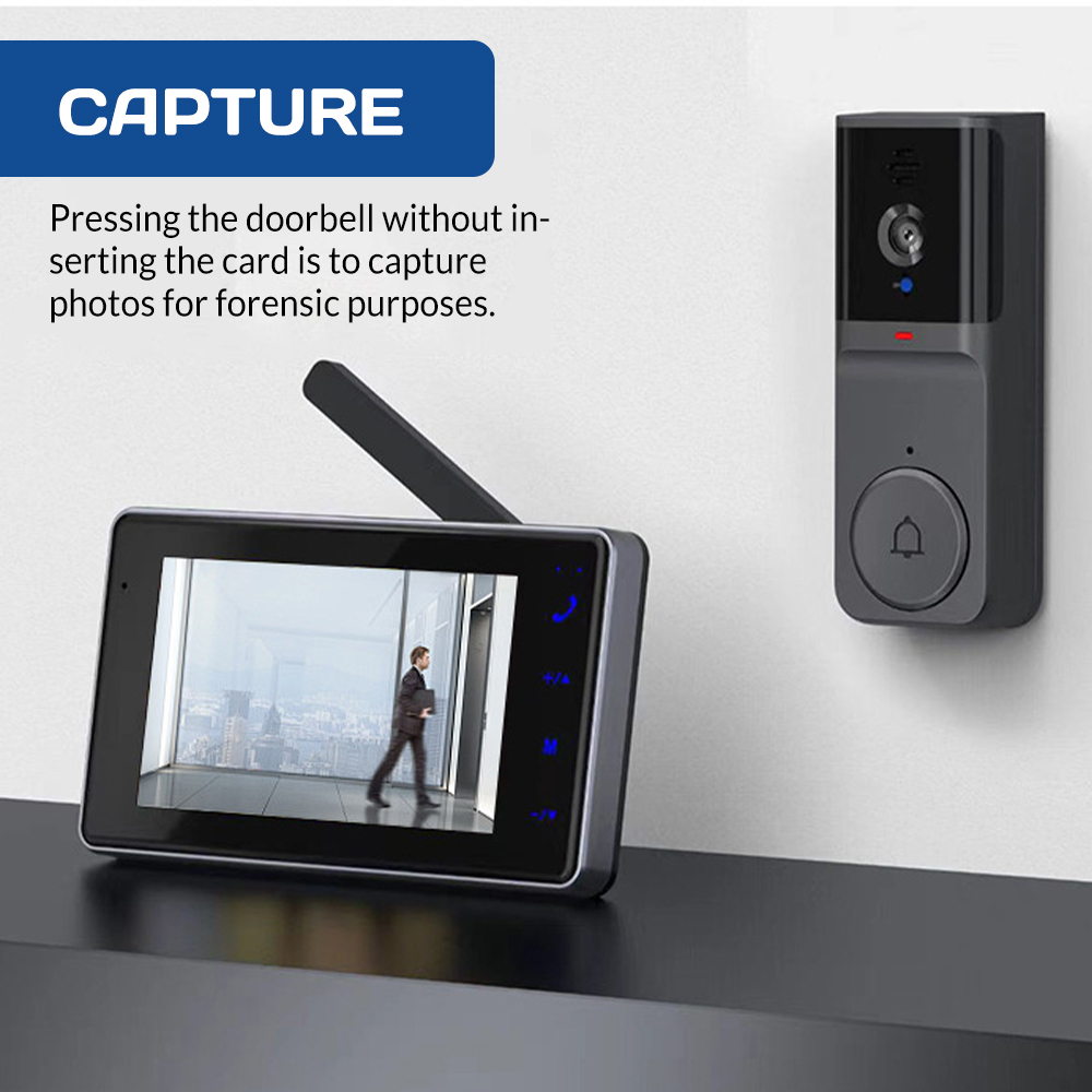 Interfone Visual Sem Fio com T - Home Security Video Systems avaliação e preço