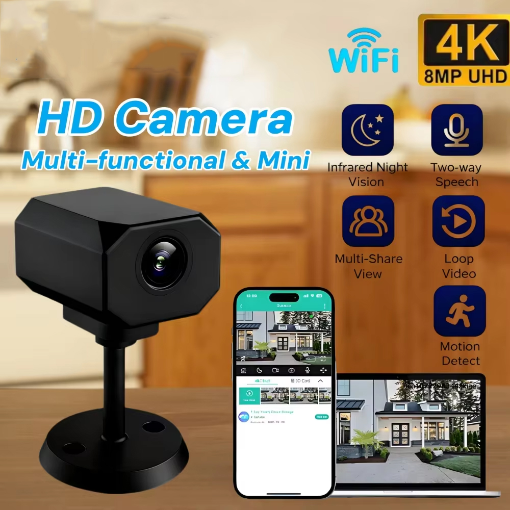 Câmera de segurança wi-fi 4k h - Home Security With Camera avaliação e preço