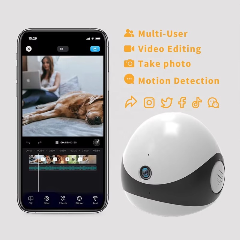 Câmera Robô Móvel Sem Fio 2K H - Home Security Ai avaliação e preço