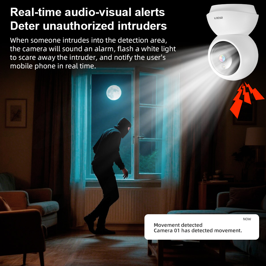 Câmera WiFi Fuers 5MP para Cas - Home Security Ai avaliação e preço