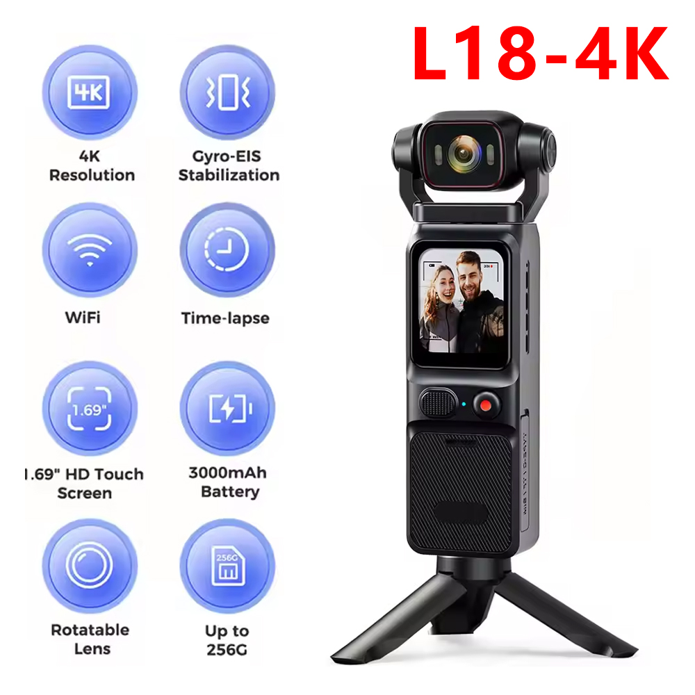 Câmera Pocket L18 4K com Tela  - Home Security Images avaliação e preço
