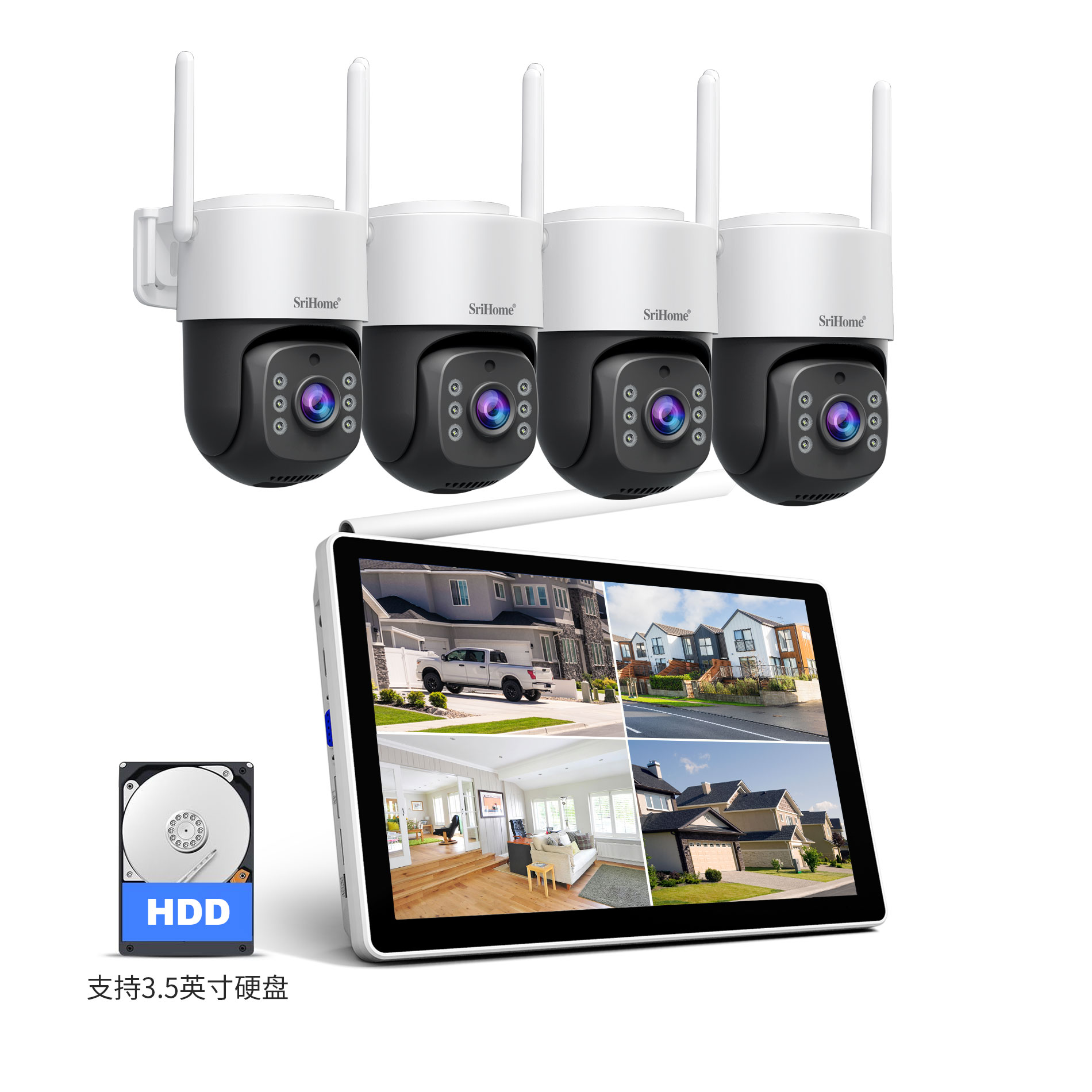 Câmera IP Srihome NVS012-IPC05 - Home Security Monitoring avaliação e preço
