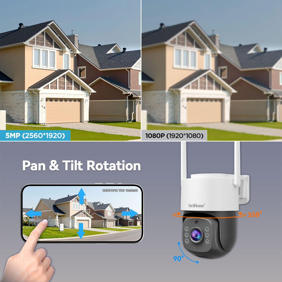 Câmera IP Srihome NVS012-IPC05 - Home Security Monitoring avaliação e preço