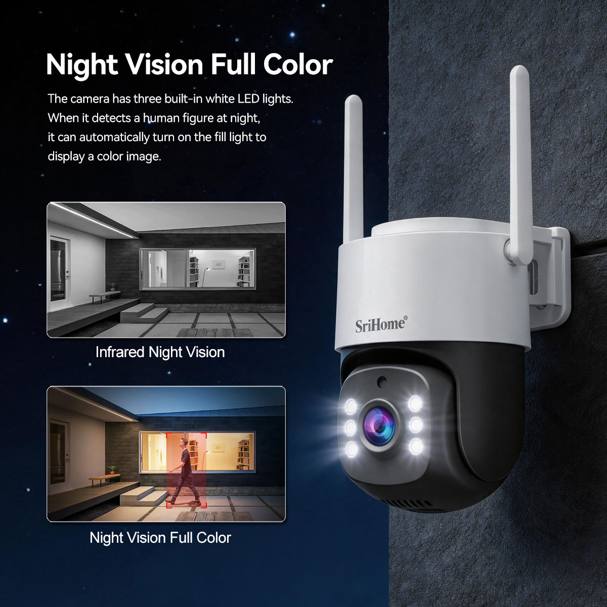 Câmera IP Srihome NVS012-IPC05 - Home Security Monitoring avaliação e preço