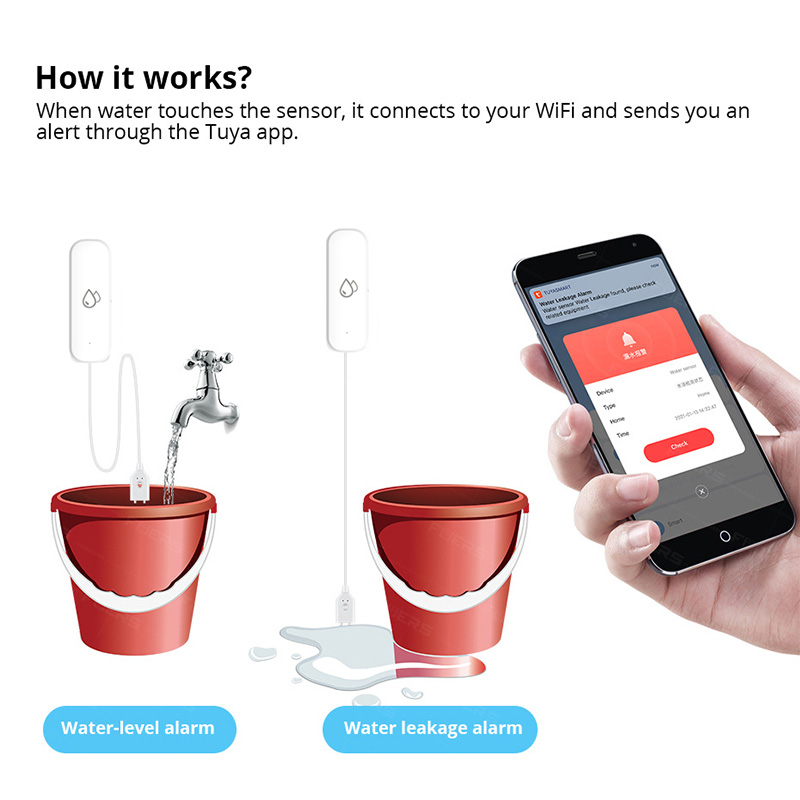 Sensor de Alarme de Vazamento  - Home Security Monitoring avaliação e preço