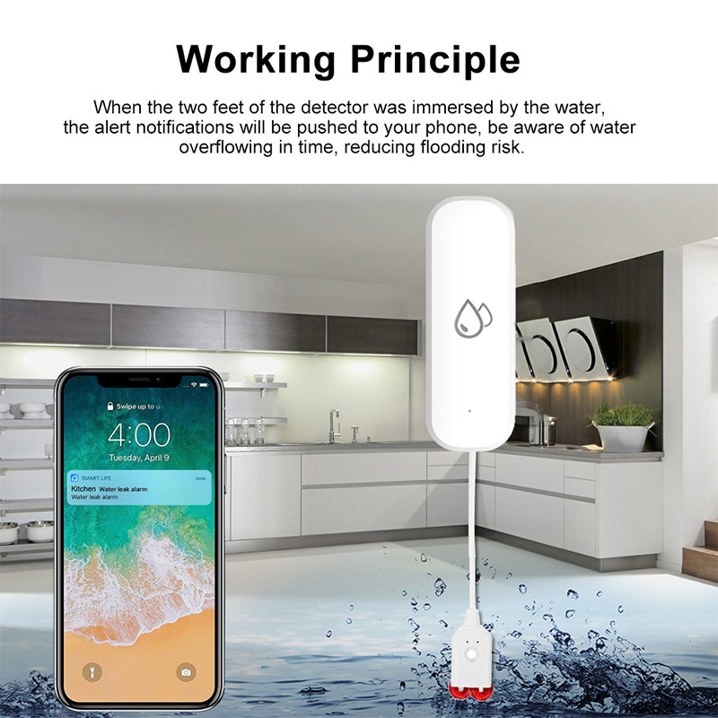 Sensor de Alarme de Vazamento  - Home Security Monitoring avaliação e preço