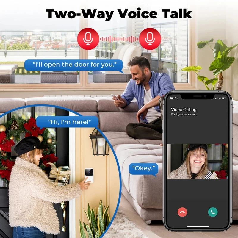 Campainha de Vídeo WiFi Inteli - Home Security Video Systems avaliação e preço