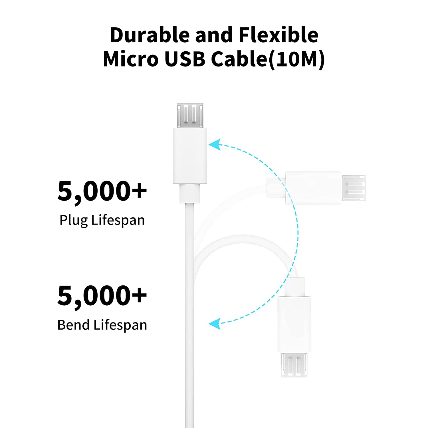 Cabo de extensão micro USB de  - Home Security Camera Xiaomi avaliação e preço
