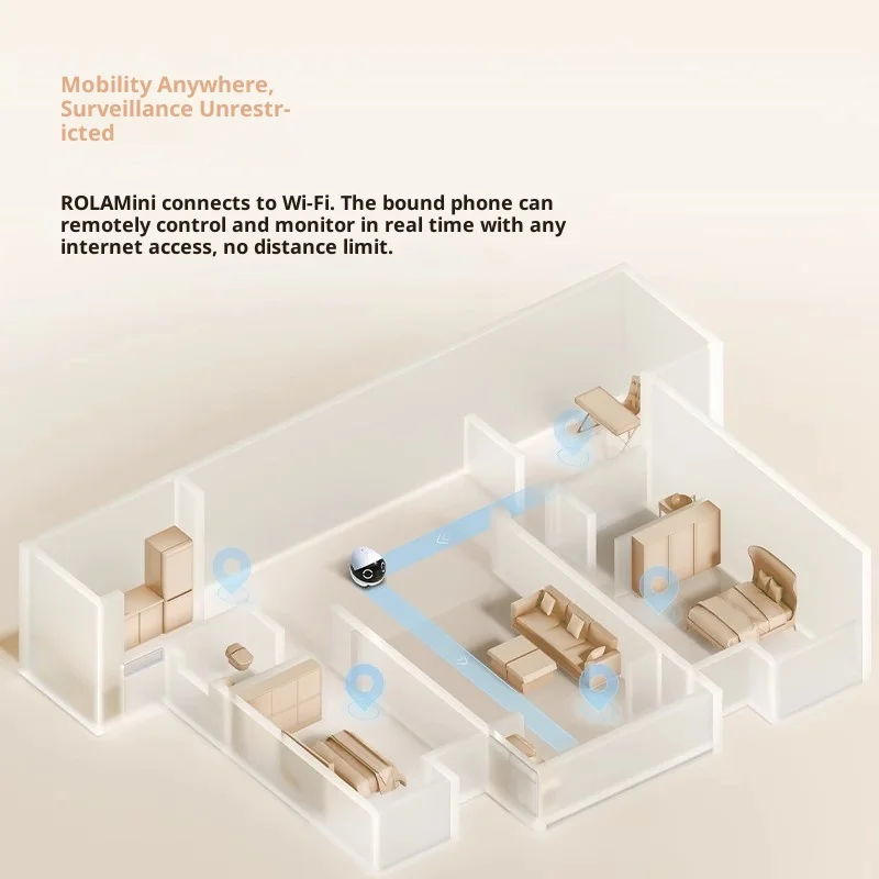 Enabot ROLA Mini Robô Intelige - Home Security Monitoring avaliação e preço