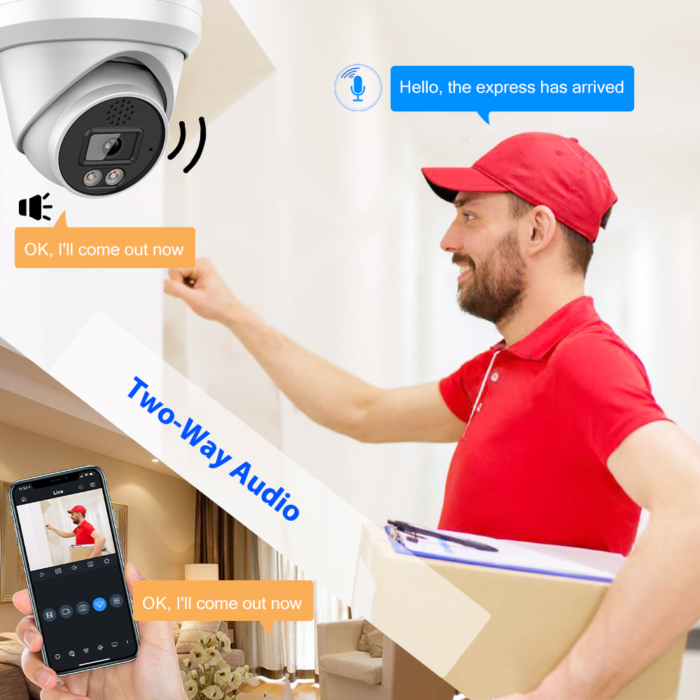 Câmera IP Vikylin 8MP com Visã - Home Security Images avaliação e preço