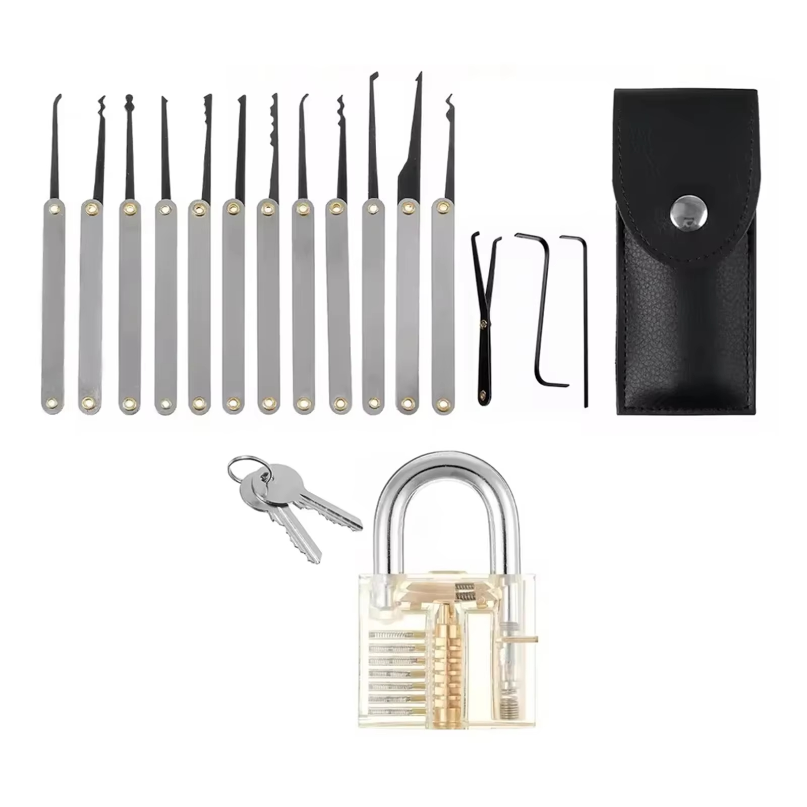 15 pçs kit multifuncional ferr - Lock Picking Set avaliação e preço