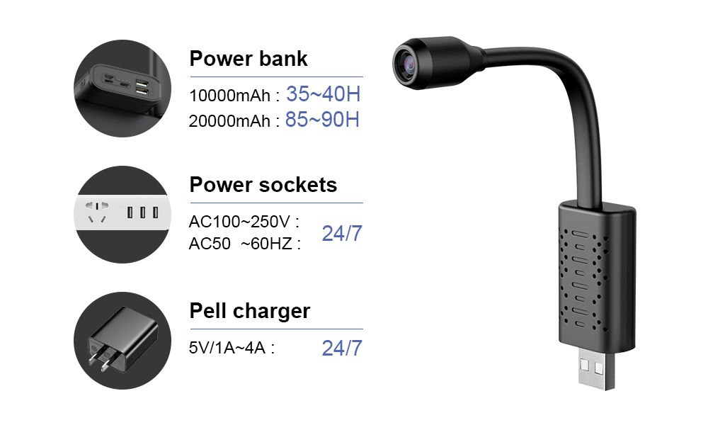 Câmera Wifi Mini V380 HD com D - Home Security Monitoring avaliação e preço