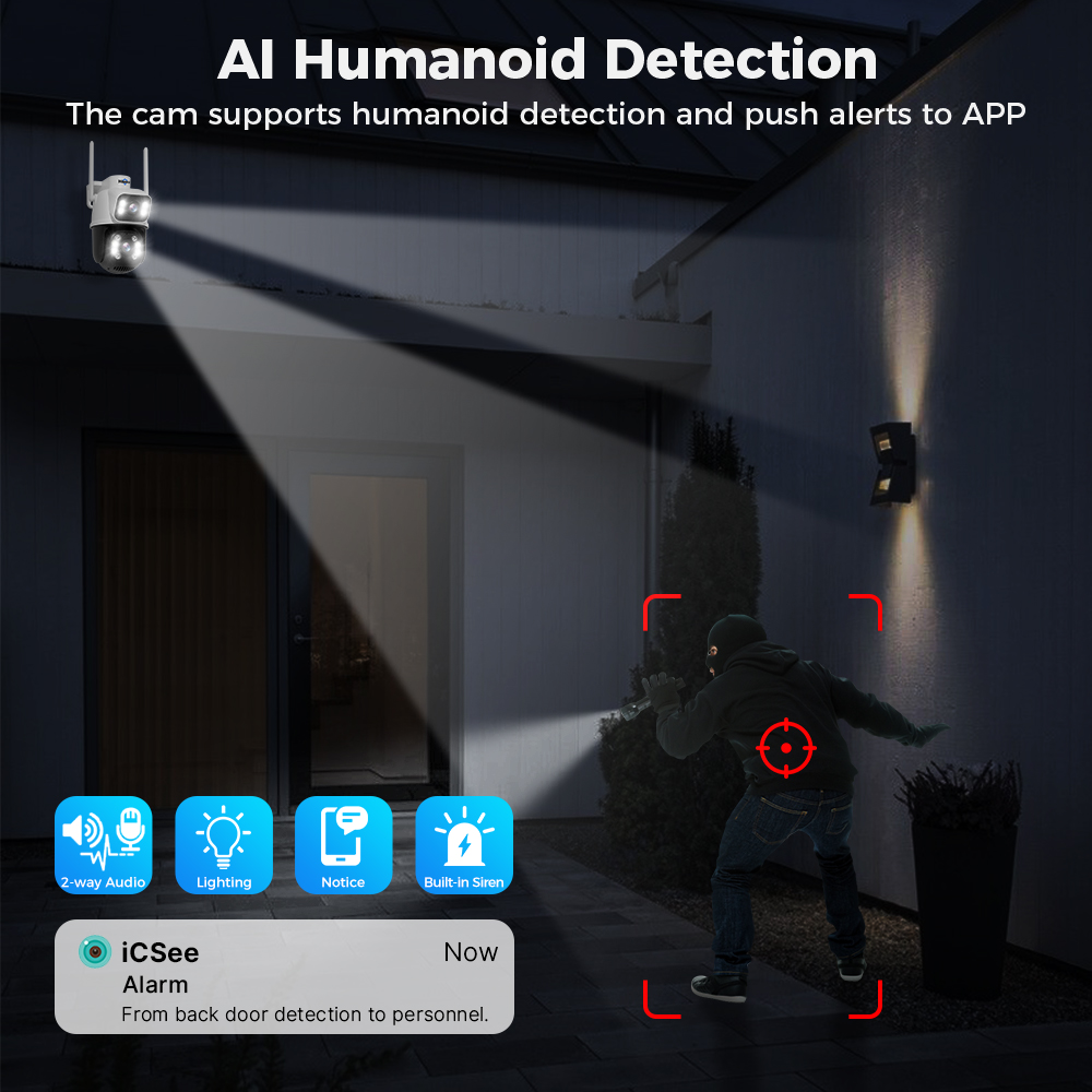 Câmera de Vigilância Wifi Hise - Home Security Ai avaliação e preço